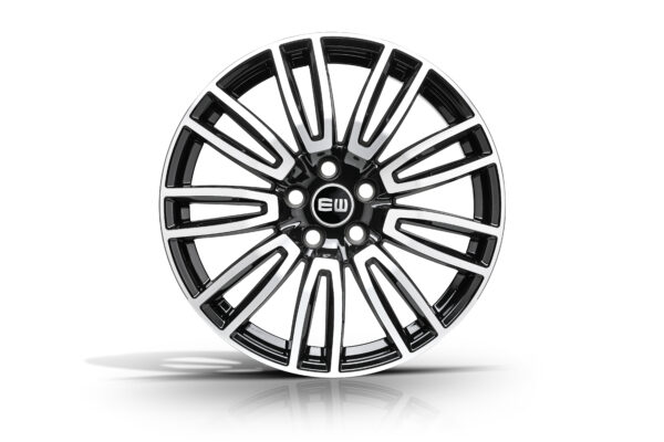 Cerchio in Lega ELITE WHEELS - EW07-VANITY 8,5X19 5X112 ET30 CB 66,45 BLACK POLISH