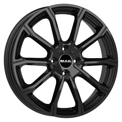 Cerchio in Lega MAK DaVinci4 7X17 4X108 ET 47,5 CB 63,40 GLOSS BLACK