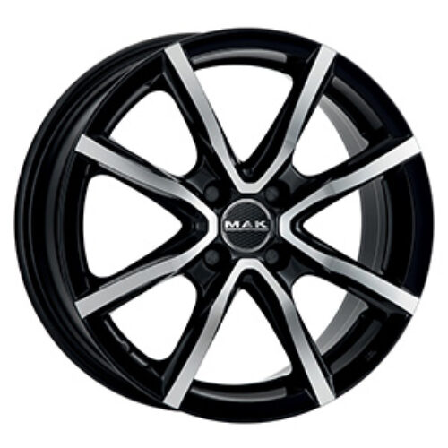 Cerchio in Lega MAK MILANO4 7X17 4X108 ET 25 CB 65,10 BLACK MIRROR
