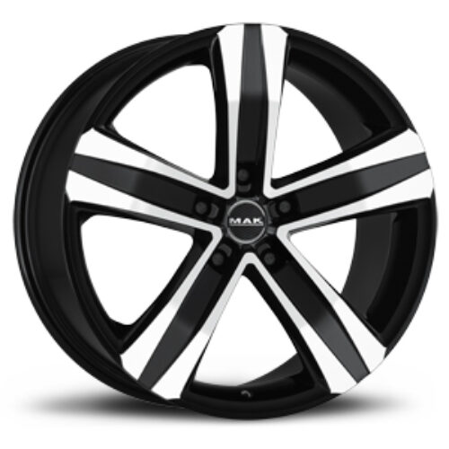 Cerchio in Lega MAK STONE5 7X17 5X120 ET 55 CB 65,10 BLACK MIRROR