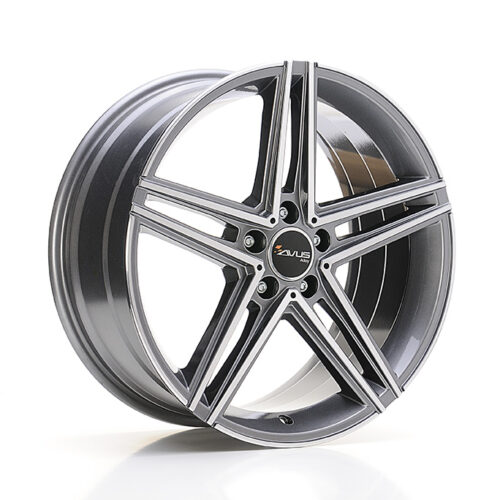 Cerchi in lega AVUS AC-515 ANTHRACITE POLISHED 19 Pollici 5×112 ET +45 CB 66,5