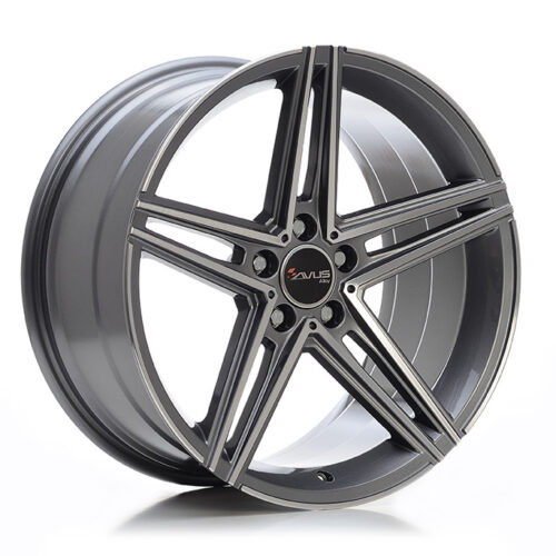 Cerchi in lega AVUS AC-515K ANTHRACITE POLISHED 19 Pollici 5×112 ET +45 CB 66,5