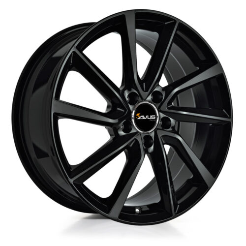 Cerchi in lega AVUS AC-518 BLACK 17 Pollici 5×098 ET +41 CB 58,1