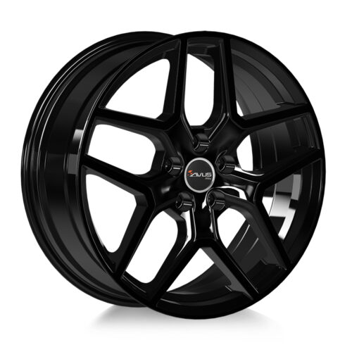 Cerchi in lega AVUS AC-519 BLACK 18 Pollici 5×114 ET +45 CB 73,1