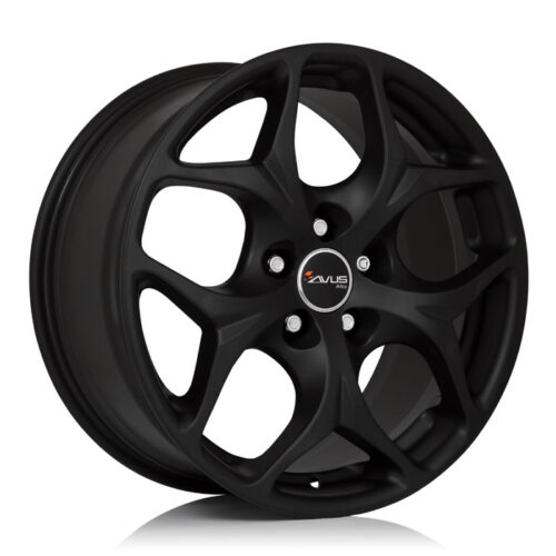 Cerchi in lega AVUS AC-MB2 MATT BLACK 18 Pollici 5×112 ET +43 CB 66,5