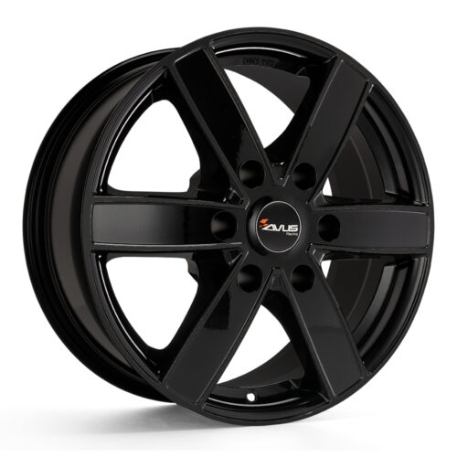 Cerchi in lega AVUS AC-V61 BLACK 17 Pollici 6×139,7 ET +55 CB 93,1