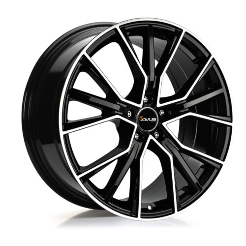 Cerchi in lega AVUS AF18 BLACK 18 Pollici 5×112 ET +39,5 CB 66,6
