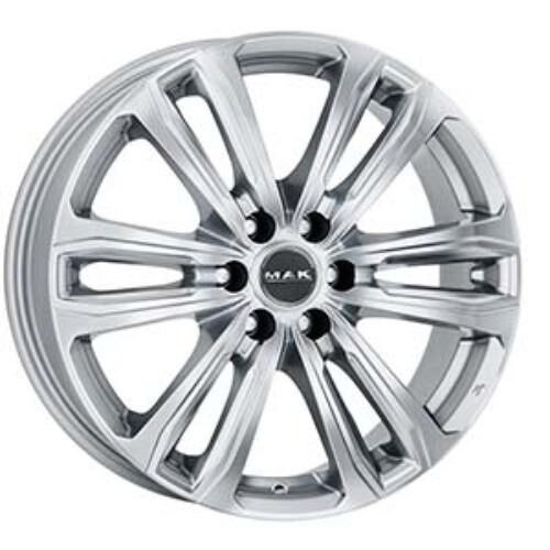 Cerchio in Lega MAK SAFARI6 8X18 6X114,3 ET 50 CB 66,10 SILVER