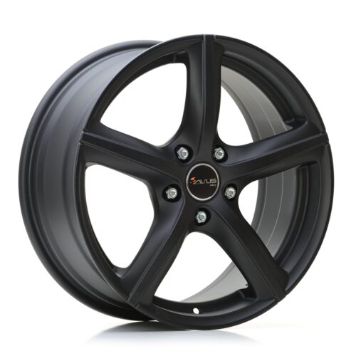 Cerchi in lega AVUS AF8 MATT BLACK 16 Pollici 5×112 ET +42 CB 66,6