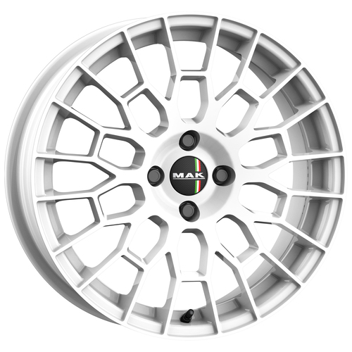 Cerchio in Lega MAK APX 7X18 4X098 ET 35 CB 58,10 GLOSS WHITE