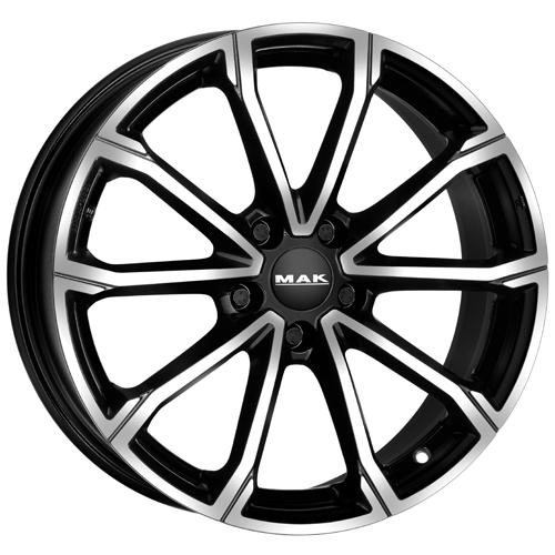 Cerchio in Lega MAK DaVinci 8X19 5X108 ET 45 CB 72,00 BLACK MIRROR