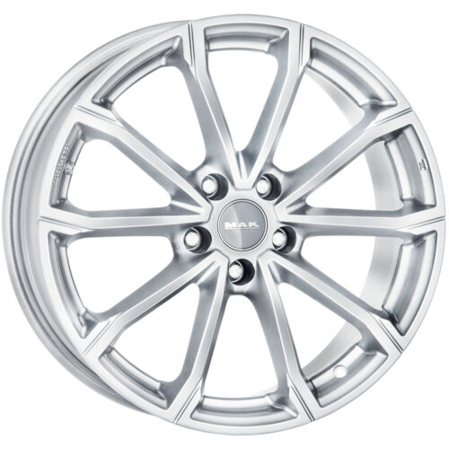 Cerchio in Lega MAK DaVinci 6,5X17 5X114,3 ET 55 CB 64,10 SILVER