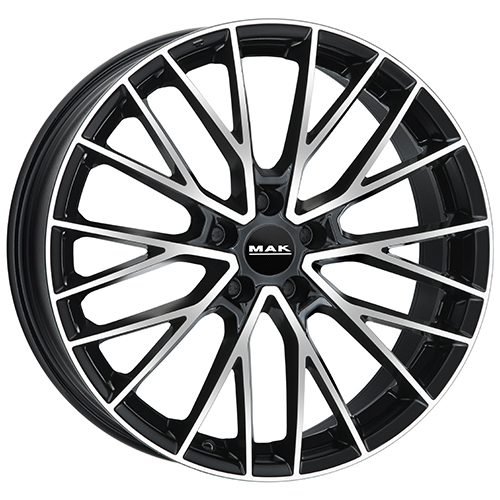 Cerchio in Lega MAK SPECIALE 8,5X21 5X112 ET 35 CB 76,00 BLACK MIRROR