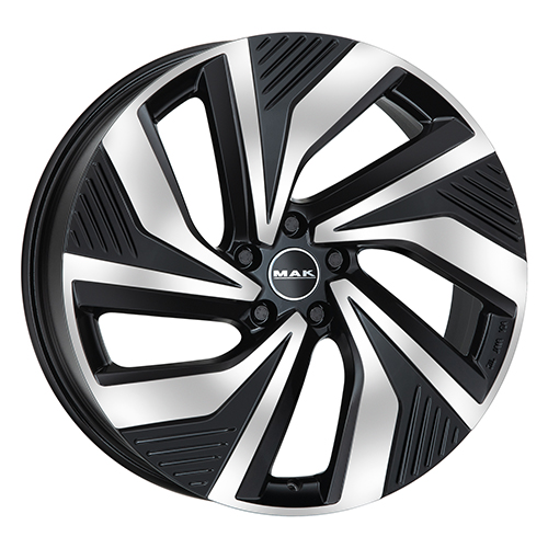 Cerchio in Lega MAK ELECTRA 7,5X20 5X112 ET 44 CB 57,10 BLACK MIRROR