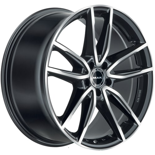 Cerchio in Lega MAK EVO-D 11X21 5X112 ET 55 CB 66,60 BLACK MIRROR