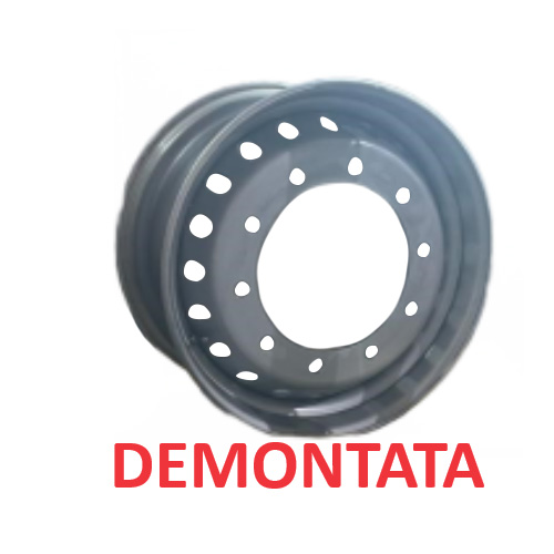 Cerchio in Lega MAK ACCURIDE TRUCK STEEL/ACCIAIO 11,75X22,5 1X335 ET 135 CB 281,00 SILVER
