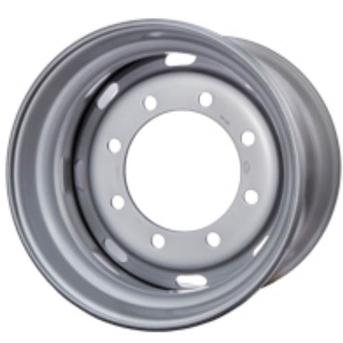 Cerchio in Lega MAK GIANETTI TRUCK STEEL/ACCIAIO 14X19,5 8X275 ET 0 CB 221,00 SILVER