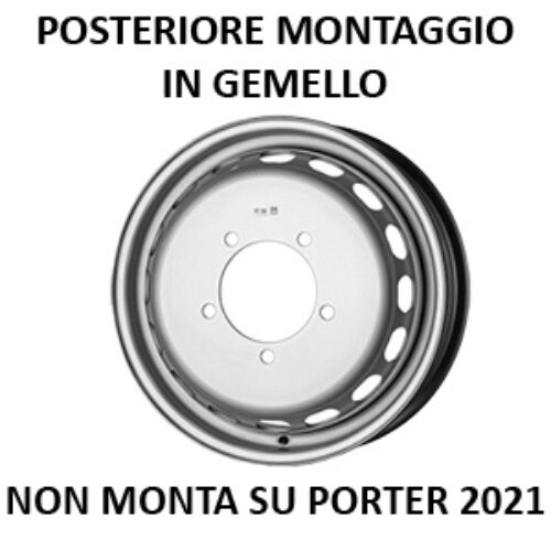 Cerchio in Lega MAK ACCIAIO 4,5X14 5X139,7 ET 90 CB 110,00 SILVER