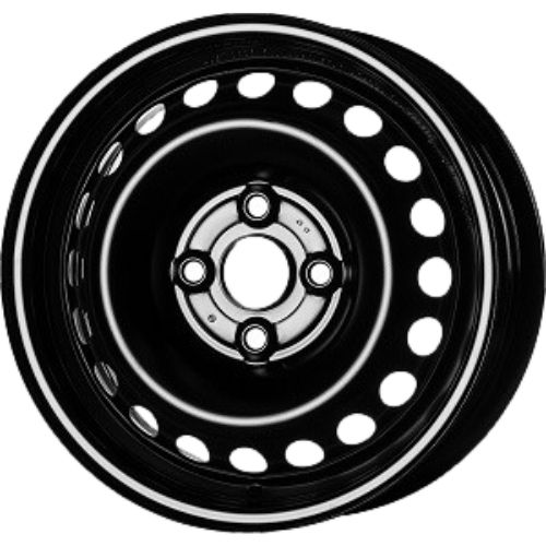 Cerchio in Lega MAK ACCIAIO 5,5X14 4X100 ET 45 CB 54,00 MATT BLACK