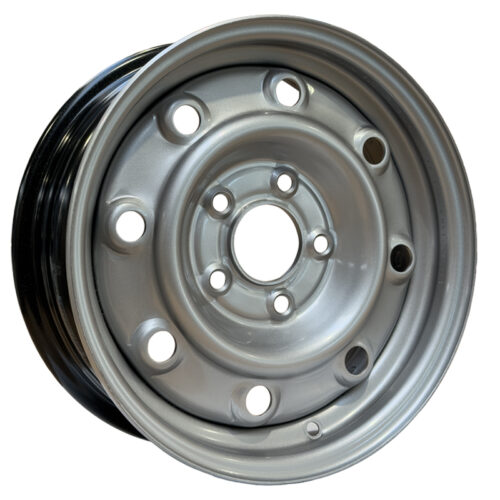 Cerchio in Lega MAK ACCIAIO CARRELLI/CARAVAN 5,5X14 5X112 ET 30 CB 66,50 SILVER