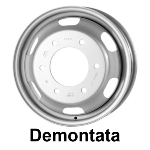 Cerchio in Lega MAK ACCIAIO 5,5X16 6X200 ET 110 CB 142,10 SILVER