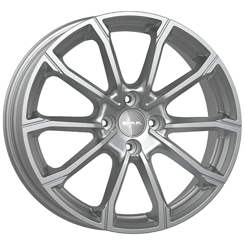 Cerchio in Lega MAK DaVinci 6X16 4X100 ET 45 CB 54,10 LIGHT TITAN