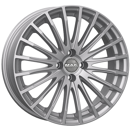 Cerchio in Lega MAK FATALE 7X17 4X098 ET 35 CB 58,10 SILVER