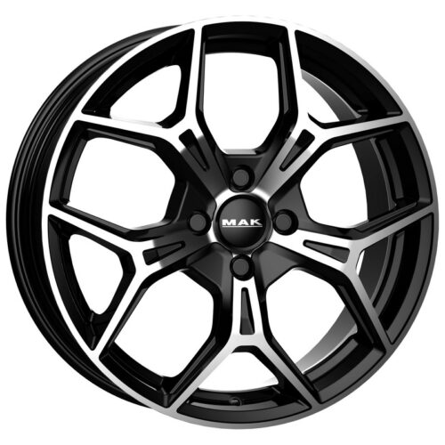 Cerchio in Lega MAK EPICA 7X17 4X108 ET 42 CB 65,10 BLACK MIRROR
