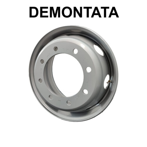 Cerchio in Lega MAK ACCURIDE TRUCK STEEL/ACCIAIO 8,25X19,5 8X275 ET 170 CB 221,00 SILVER