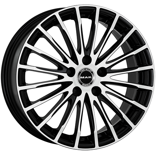 Cerchio in Lega MAK STARLIGHT 9,5X19 5X112 ET 35 CB 66,60 ICE BLACK