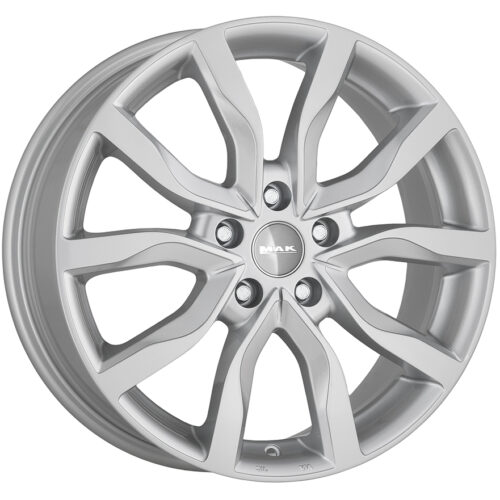 Cerchio in Lega MAK HIGHLANDS 9,5X21 5X120 ET 49 CB 72,60 SILVER