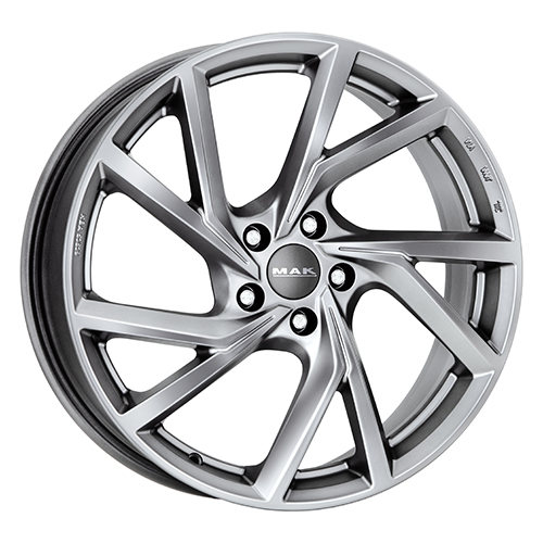 Cerchio in Lega MAK KASSEL 7X17 5X108 ET 34 CB 72,00 LIGHT TITAN