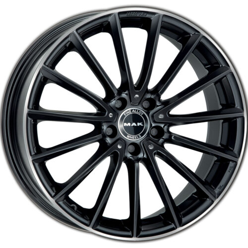 Cerchio in Lega MAK KOMET 9X20 5X112 ET 33 CB 66,60 GLOSS BLACK MIRROR RING