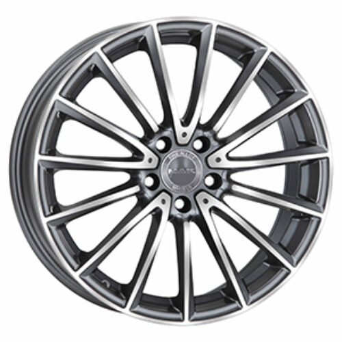 Cerchio in Lega MAK KOMET 7,5X17 5X112 ET 48 CB 66,60 GUN MET-MIRROR FACE