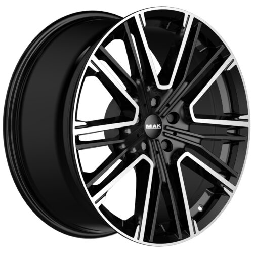 Cerchio in Lega MAK KULT-D 10,5X20 5X112 ET 44 CB 66,60 BLACK MIRROR