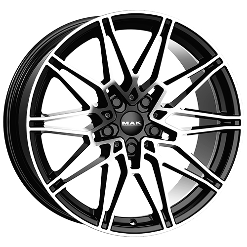 Cerchio in Lega MAK KOENIG-D 10,5X20 5X112 ET 43 CB 66,60 BLACK MIRROR