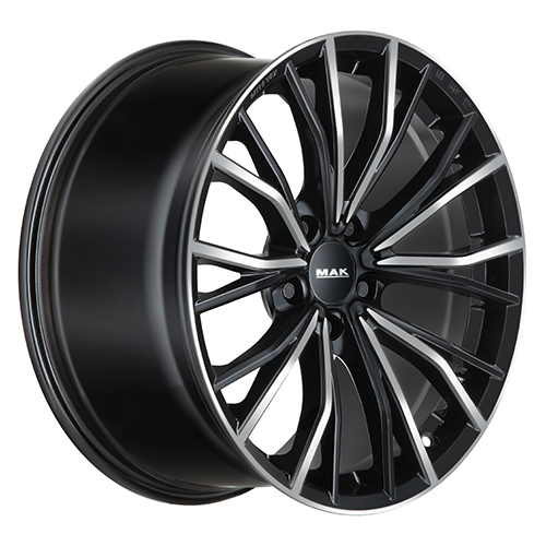 Cerchio in Lega MAK MARK-D 10,5X20 5X112 ET 43 CB 66,60 BLACK MIRROR