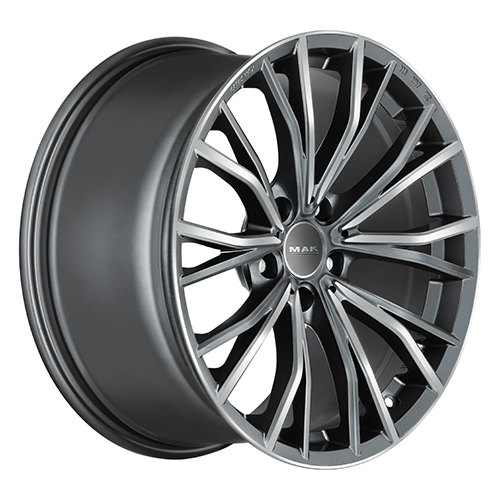 Cerchio in Lega MAK MARK-D 10,5X20 5X112 ET 43 CB 66,60 GUN MET-MIRROR FACE