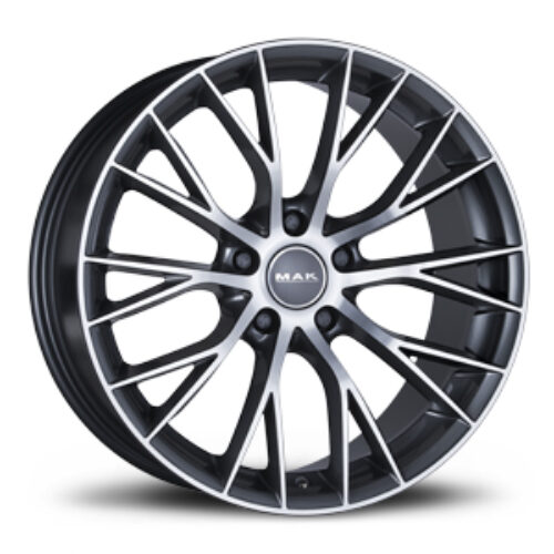 Cerchio in Lega MAK MUNCHEN 9X18 5X120 ET 20 CB 72,60 GUN MET-MIRROR FACE