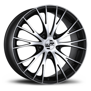 Cerchio in Lega MAK RENNEN 11X19 5X130 ET 65 CB 71,60 ICE BLACK