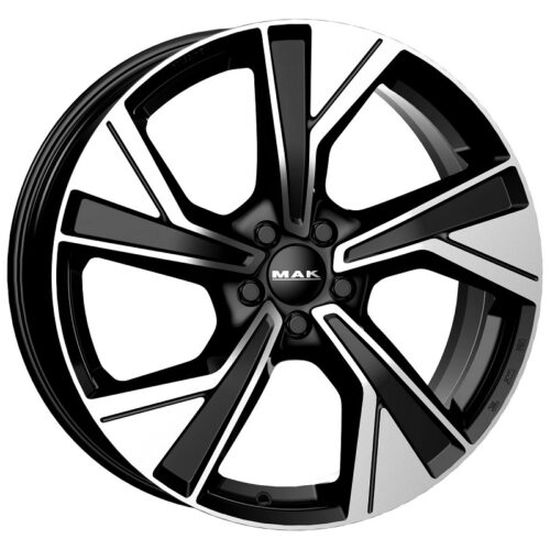 Cerchio in Lega MAK MALMOE 8,5X19 5X108 ET 56 CB 63,40 BLACK MIRROR