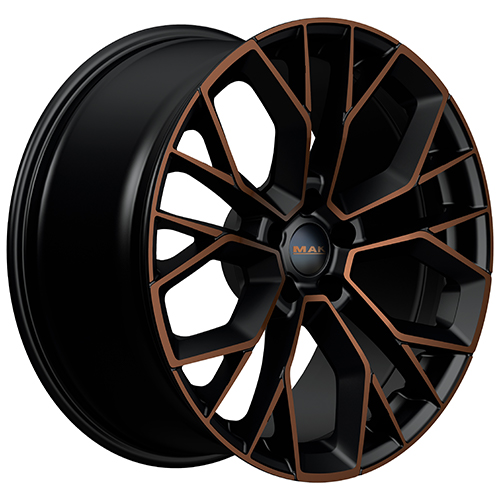 Cerchio in Lega MAK STILO-D 10X21 5X112 ET 38 CB 66,60 BLACK & BRONZE