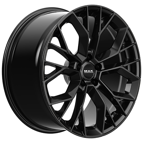 Cerchio in Lega MAK STILO-D 9,5X19 5X108 ET 27 CB 63,40 GLOSS BLACK