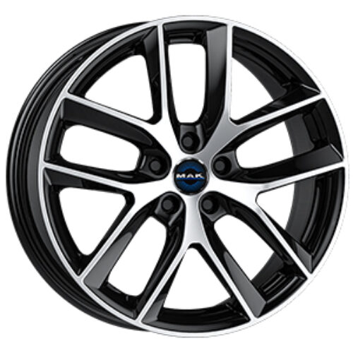 Cerchio in Lega MAK VOLTAGE 9,5X19 5X114,3 ET 45 CB 64,10 BLACK MIRROR