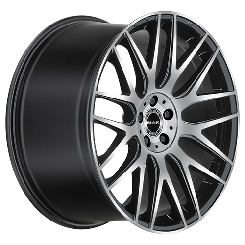 Cerchio in Lega MAK ARROW-D 11X21 5X112 ET 55 CB 66,60 BLACK MIRROR