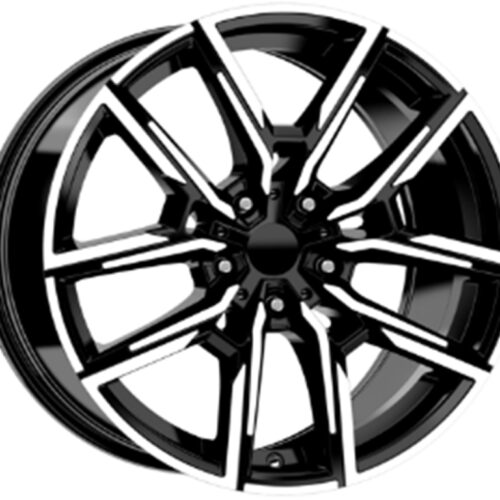 Cerchio in Lega ELITE WHEELS – X124 – 8.5X19 5X120 ET 33 CB 72.6 BLACK POLISHED