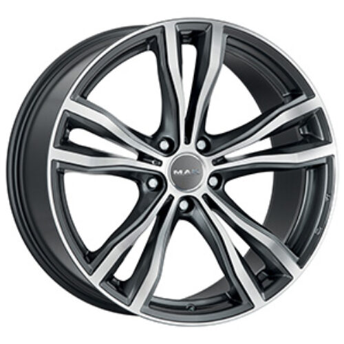Cerchio in Lega MAK X-MODE 10,5X20 5X112 ET 40 CB 66,60 GUN MET-MIRROR FACE