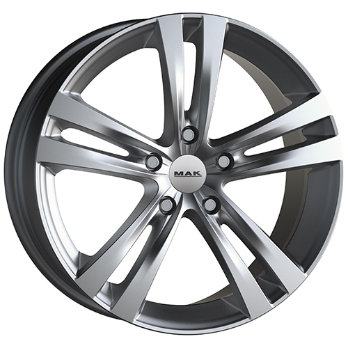 Cerchio in Lega MAK ZENITH 7X16 5X108 ET 47 CB 72,00 LIGHT TITAN